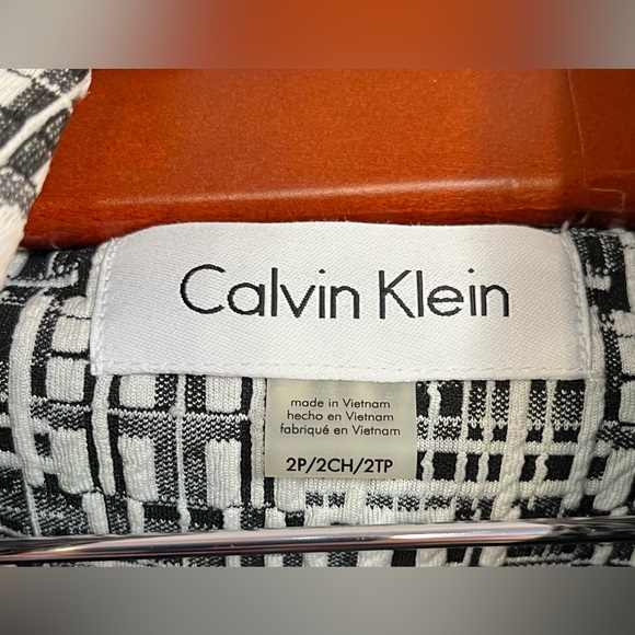 Calvin Klein 2P textured jacket - black and white - NWT - Picture 9 of 10